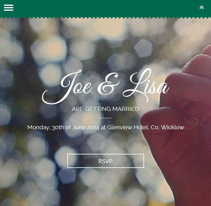 Wedding website and dashboard